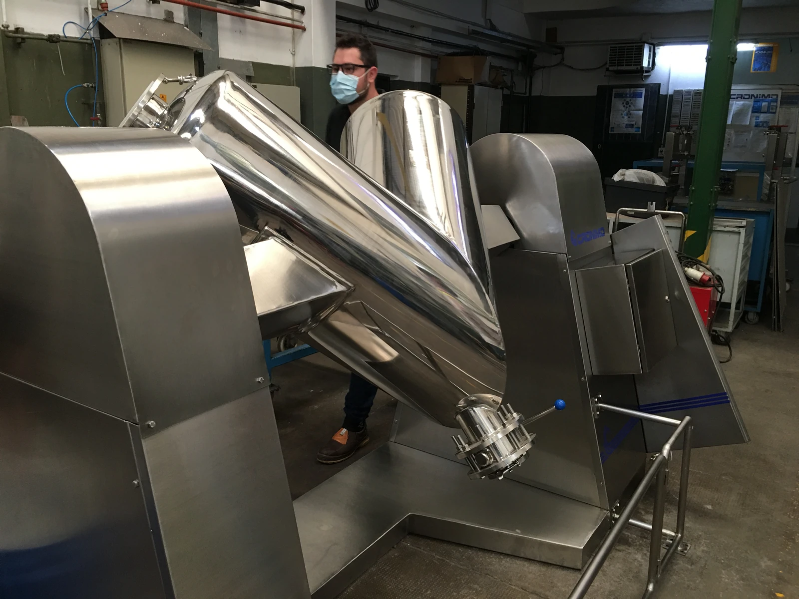 Mezclador industrial CERSU preparado para retrofit